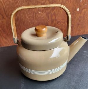 Vintage Enamel Teapot